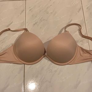 Pink by Victoria Secret Nude push up bra. 34C